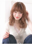 ヴェールウェーブ 重めバング 似合わせカット