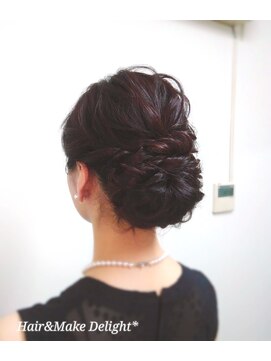 ヘアーアンドメイク ディライト(Hair&Make Delight) 結婚式ヘア