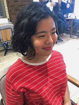 フラミューム 恵比寿(flammeum) ウェーブボブ