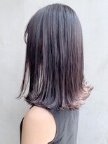 アルバム 銀座(ALBUM GINZA) バイオレットグレーミディ_セシルカットココアブラウン_ba302392