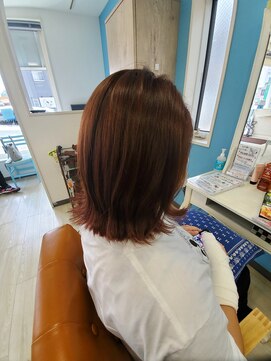 アラワラブルー(arrawarra blue) 外はねインナーカラー/20代/30代/40代/50代/倉敷/白楽町