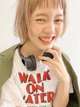 ディッセンバー 神宮前(December) ボブ/ボブウルフ/ハイトーンカラー