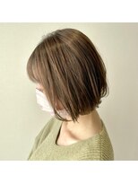 フィーリー ヘア デザイン 太田店(feAry)&nbsp;脱白髪染め/ライトニングハイライト【メルティカラー】