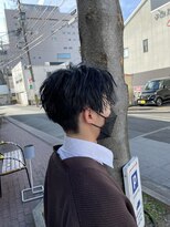 アロハナ 津店(ALOHANA)&nbsp;#くすみブルー#ツイスト風#ブリーチなし#マッシュ