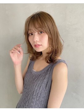 エイミー(Aimee) Aimee 町田　アンニュイパーマ×モカベージュ