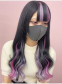 インナーカラーエクステ
