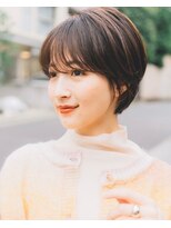 ガーデン オオタカノモリ(garden otakanomori)&nbsp;小顔グレージュショートボブ×韓国ショートカット