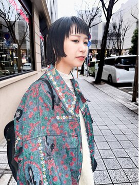 メリケンビューティーパーラー コウベ(MERICAN BEAUTY PARLOR KOBE) 【似合わせカット/美髪/切りっぱなしボブ】牧田じゅん