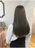 ブリーチなし透明感オリーブグレージュ【中居】