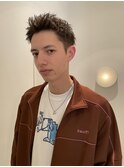 メンズヘアスパイキーショート海外風