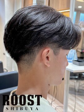 ルースト 渋谷店(ROOST) センターパート×ニュアンスパーマ