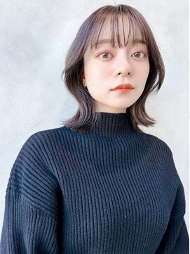 セイドット オモテサンドウ(Say. omotesando) say.レイヤーボブ くびれボブ グレーベージュ ニュアンスカラー