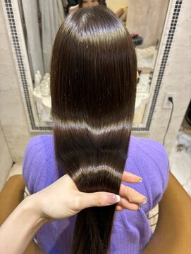 ロンドローズ 名古屋(Lond damaskRose) 顔周り ダブルカラー 名駅 ブリーチ 髪質改善 ボブ 韓国520