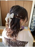 結婚式・2次会☆ハーフアップ