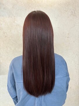 ビスクヘアデザイン(bisq hair design) 艶髪 ロング 髪質改善カラー 縮毛矯正 質感ストレート