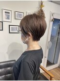 大人可愛い襟足スッキリ小顔ショート 30代40代50代 志木
