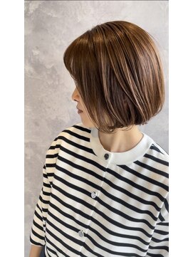 ココカラヘアー プラス(cococara‐hair plus) ボブ×白髪ぼかし