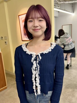 ロジェ(loje) イメチェン/ブリーチカラー/チェリーカラー/美髪