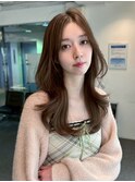 韓国レイヤー顔周りレイヤーシャギーレイヤーロングレイヤー