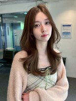 韓国レイヤー顔周りレイヤーシャギーレイヤーロングレイヤー