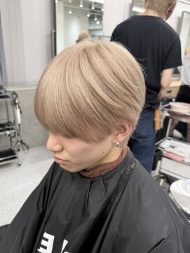 メンズペレ 渋谷(MEN'S PELE) スペインカール/スパイキーショート/ブルーブラック/渋谷