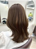 くびれミディアム×オリーブベージュカラー/大通駅個室サロン