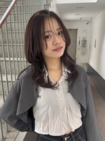 トリッカ 銀座(tricca)&nbsp;ミディアムレイヤー/顔周りレイヤー/ウルフレイヤー