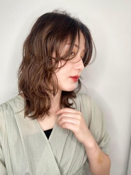 カバーヘア 上尾西口店(COVER HAIR) うざバング濡れ髪ニュアンスパーマこなれヘアp1上尾20代30代40代