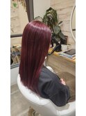 冬こそ映える深みワインレッド