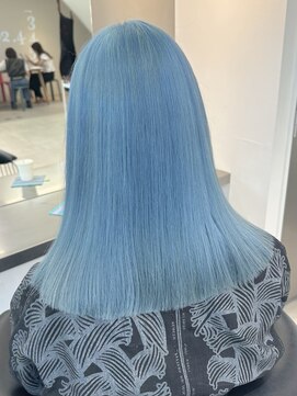 ラック 表参道(LUCK) ペールブルー/ブルー/艶ハイトーン/ミディアムハイトーン