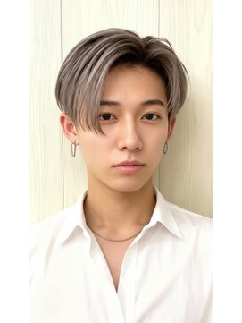 メンズヘアーログ 錦糸町(Men's hair L.O.G) メンズ　ナチュラルセンターパート