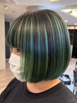 ルーブ トウキョウ(Loob. TOKYO) ボブデザイン人気No.1 "アンブレラカラー"