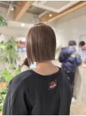 ヘーゼルベージュボブ