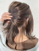 バランス 原宿 表参道(balance) シアーベージュ×インナーハイライト YUKA