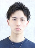 短髪パーマ