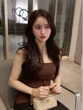 ノク(nok) イメチェンピンクベージュ前髪