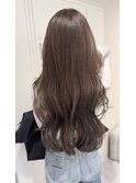マロンベージュ&レイヤーカット【福岡ブリーチなしカラー】