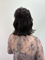 エレノア つくば(Eleanor) 【ヘアセット】ボブでもキマる華やかハーフアップ