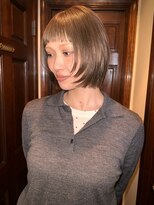 フランジェッタヘアー(Frangetta hair)&nbsp;ミルクティーベージュ♪ミディレイヤー　担当川合
