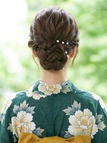 と和 巣鴨 大人上品な崩れにくい浴衣ヘア