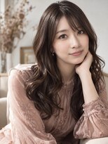 ダル 渋谷/表参道(DAL.)&nbsp;ミディアムレイヤーロングレイヤーダークブラウン韓国風
