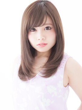 パティオン(PATIONN) カットだけでキまるナチュラル内巻きストレートツヤサラセミディ