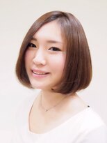 ミチ(michi) 大人可愛い すっきりまとまるあごラインボブ