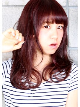 ヘアサロン ガリカ 表参道(hair salon Gallica) ☆ 『 ベリー × グレージュ 』外国人風 medium♪ ☆