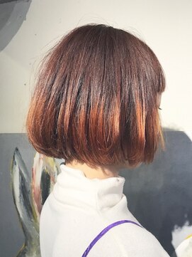 ヘルベチカ・ヘア(Helvetica hair) [helvetica hair]vintage orange