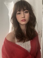 愛され ふわミディ うるツヤベージュカラー