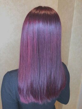 アース コアフュールボーテ 上越店(EARTH coiffure beaute) ピンクパープル