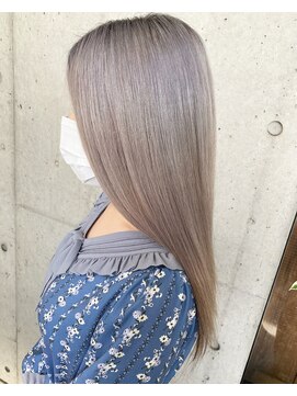 ガルボ ヘアー(garbo hair) #グレージュ#ケアブリーチ#ハイトーン#高知美容師