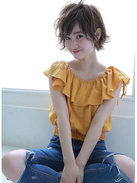 ブロンド(Blonde.) ニュアンス×小顔×ショートスタイル