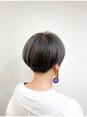 刈り上げマッシュ×シルバーカラー